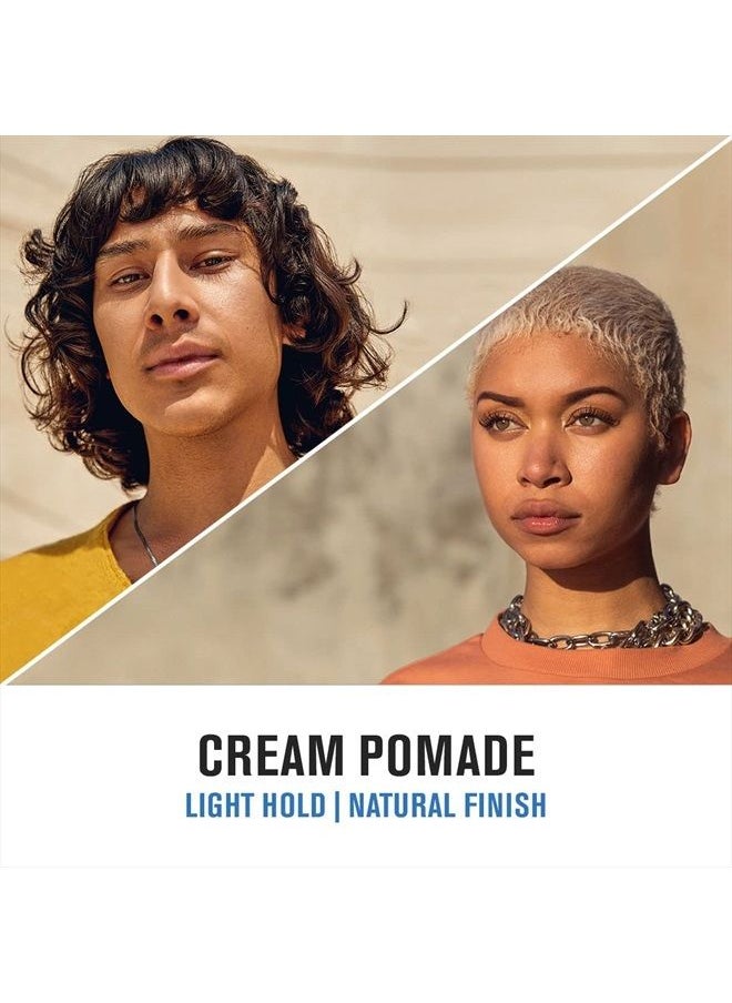 Baxter of California - Cream Pomade for Men and Women, Natural Finish, Light Hold, Barbershop Quality, Smooths Classic Looks, Perfect for Texturizing Straight or Wavy Hair, 2 Ounce - Image 1