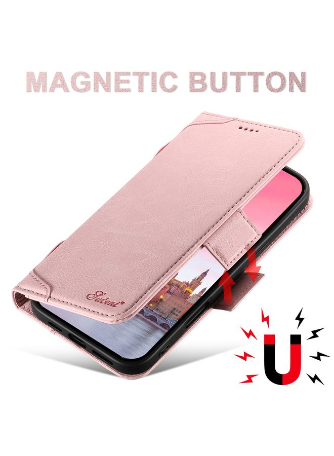 Suteni Case For iPhone 16 SUTENI J07 Multifunctional Horizontal Flip Magsafe Leather Phone Case - Image 2