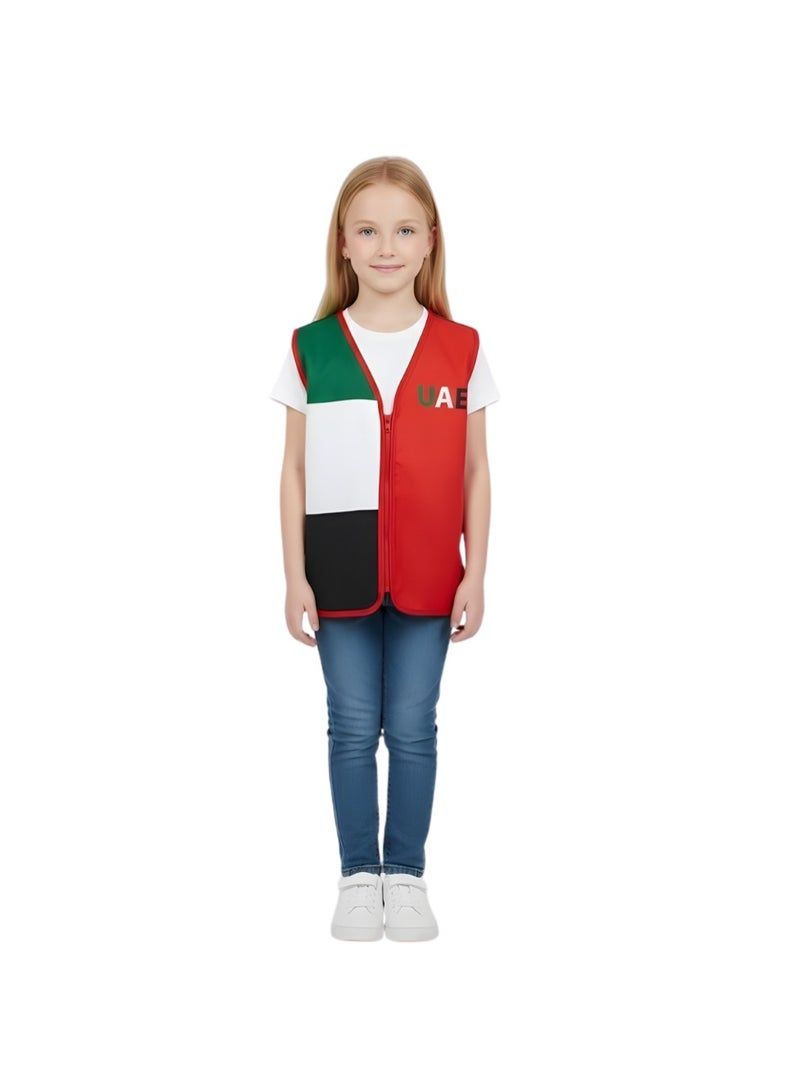 PRINTSHOP4ME UAE National Day Kids Girls UAE Vest | Stylish Girls Vests - Image 1