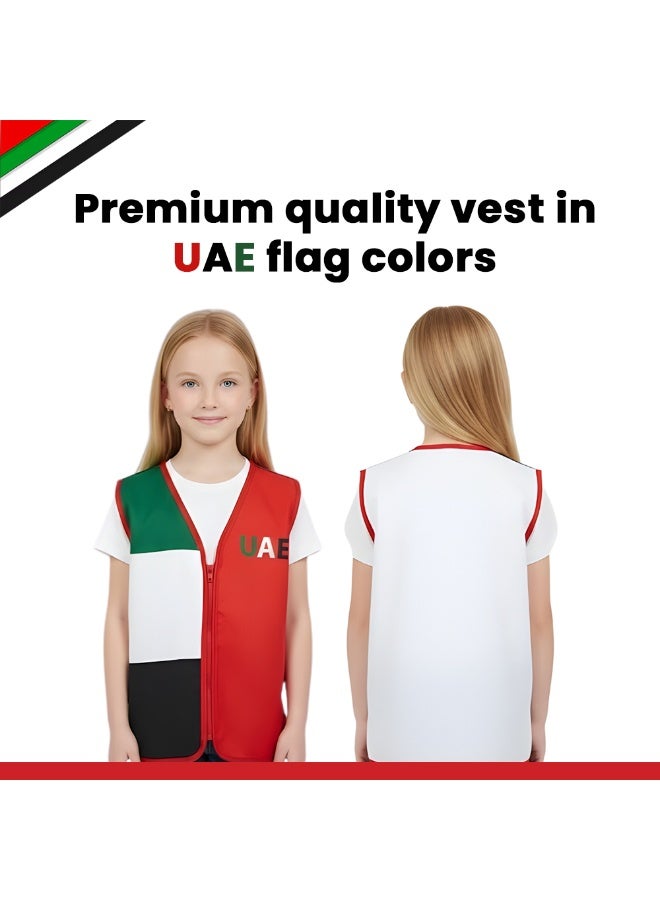 PRINTSHOP4ME UAE National Day Kids Girls UAE Vest | Stylish Girls Vests - Image 3