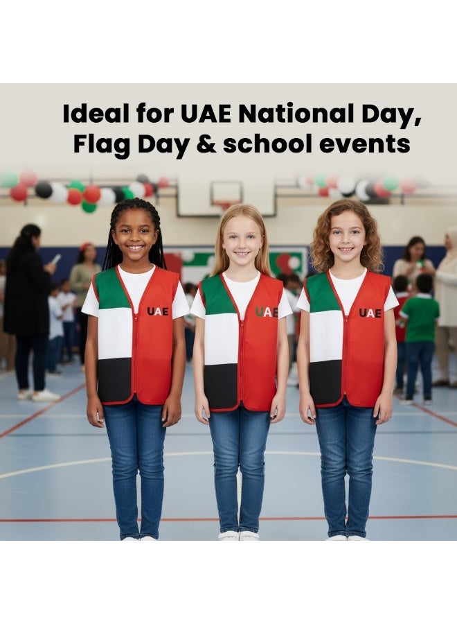 PRINTSHOP4ME UAE National Day Kids Girls UAE Vest | Stylish Girls Vests - Image 5
