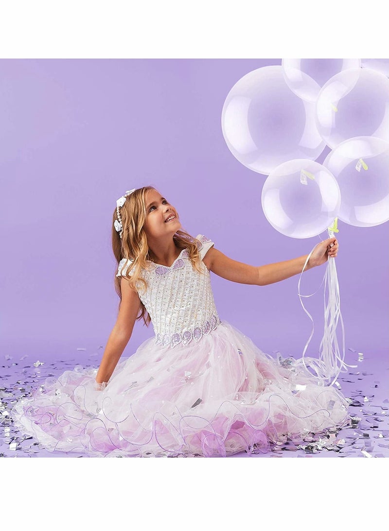 Excefore 30 Pieces Of Transparent Bobo Balloons, Bubble Balloons Are Suitable For Birthday Parties, Houses, Christm as, Wedding Anniversary, Indoor And Outdoor (25.4 Cm)  - Image 4