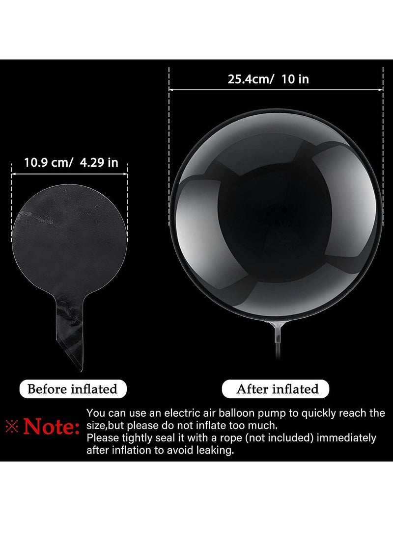 Excefore 30 Pieces Of Transparent Bobo Balloons, Bubble Balloons Are Suitable For Birthday Parties, Houses, Christm as, Wedding Anniversary, Indoor And Outdoor (25.4 Cm)  - Image 3