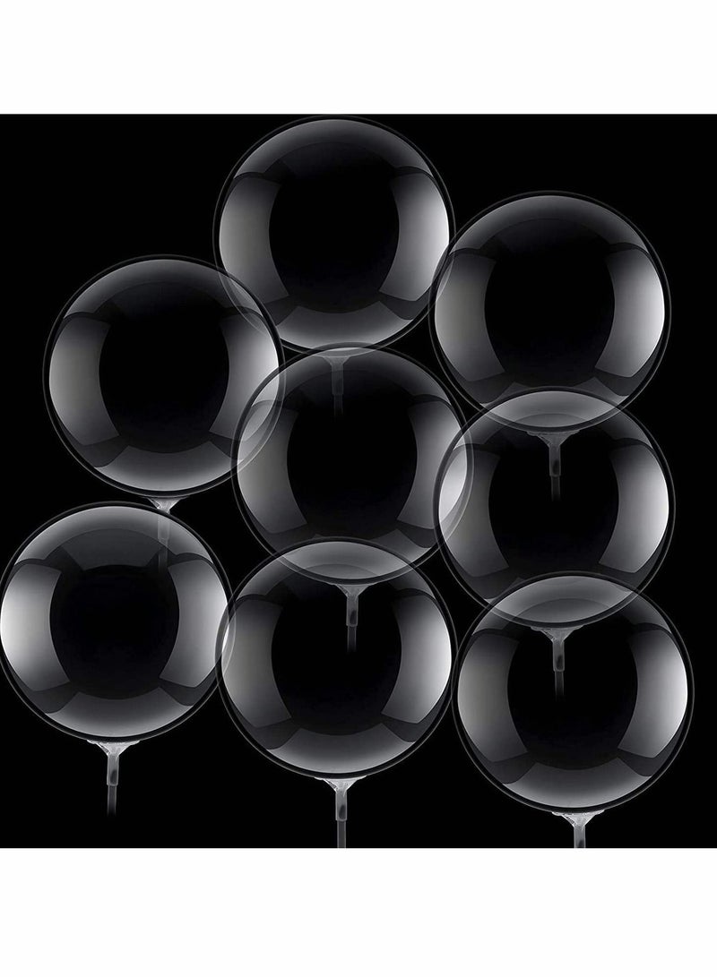 Excefore 30 Pieces Of Transparent Bobo Balloons, Bubble Balloons Are Suitable For Birthday Parties, Houses, Christm as, Wedding Anniversary, Indoor And Outdoor (25.4 Cm)  - Image 1