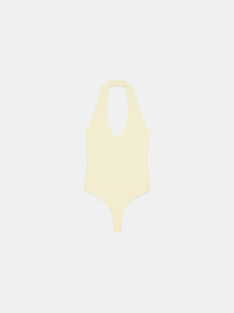 ديلفين DILVIN Halter Neck Cut-Out Bodysuit