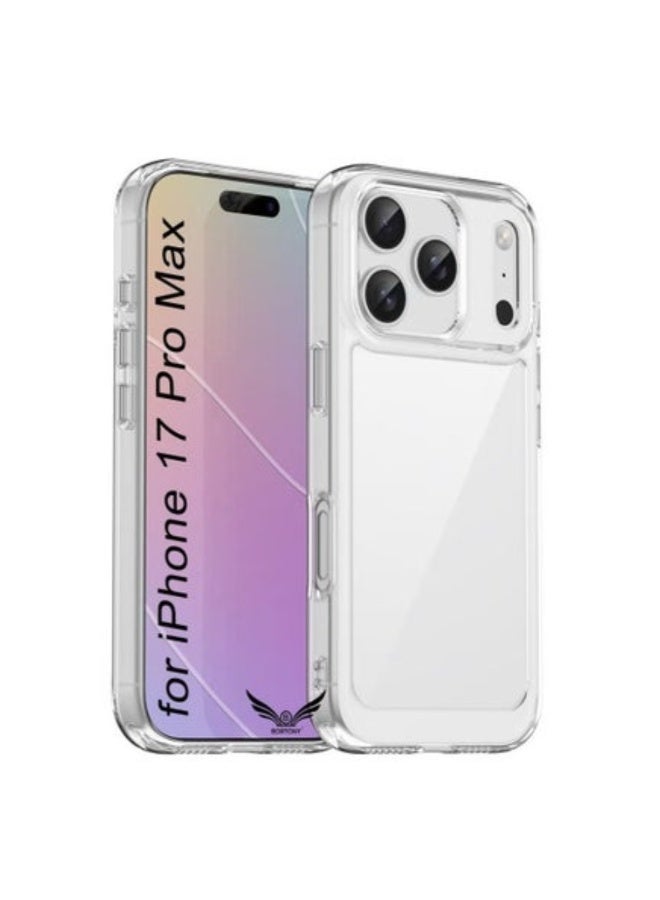 iPhone 17 Pro Max Case Clear, Slim Scratch Resistant Anti-Drop iPhone 17 Pro Max Cover Shockproof Protective Phone Case for iPhone 17 Pro Max 6.9 inch - Image 1