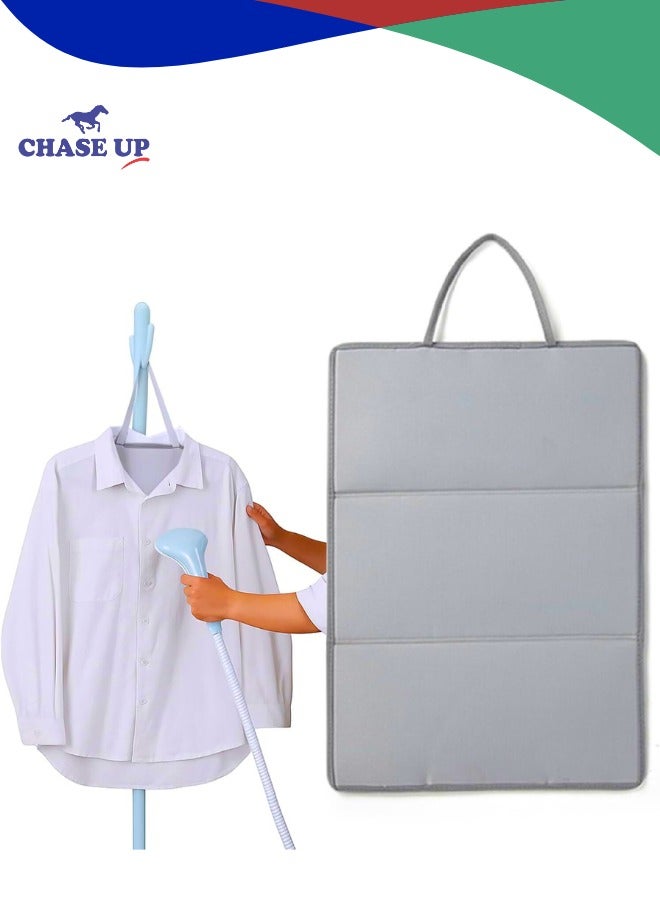 Chase Up Hanging Ironing Board, Foldable Ironing Mat, Portable Ironing Mat for Home and Travel - Lightweight, Heat-Resistant, Space-Saving, Non-Slip Backing for Clothes, Suitcase-Friendly  - Image 1