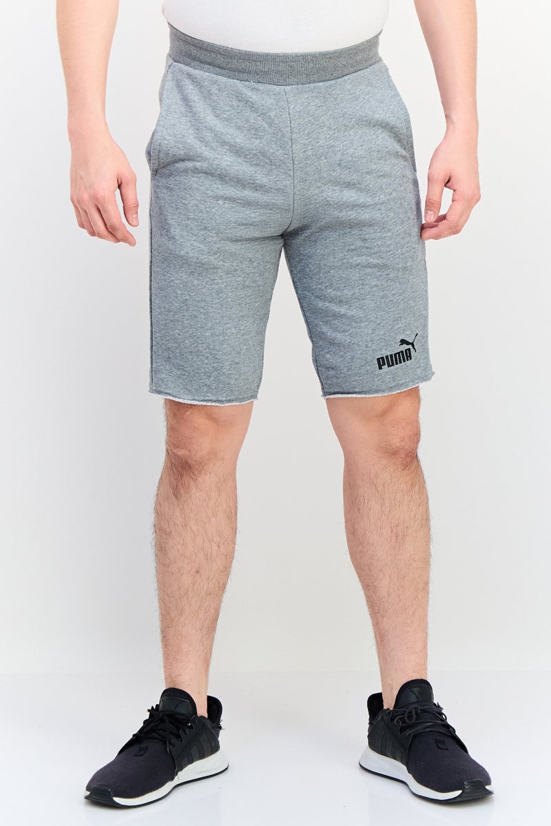 PUMA Men Sportswear Fit Outdoor Shorts, Grey Heather - Image 1