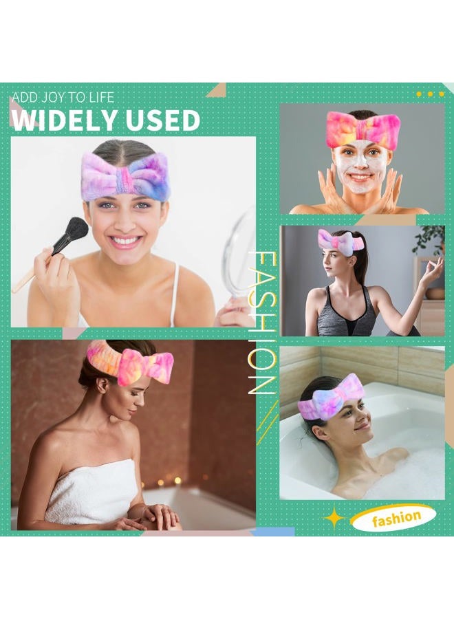 WSYUB Spa Headband,Makeup&Skincare Headbands,Headband for Washing Face,Teen Girls Fuzzy Hair Bands for Women - Image 5