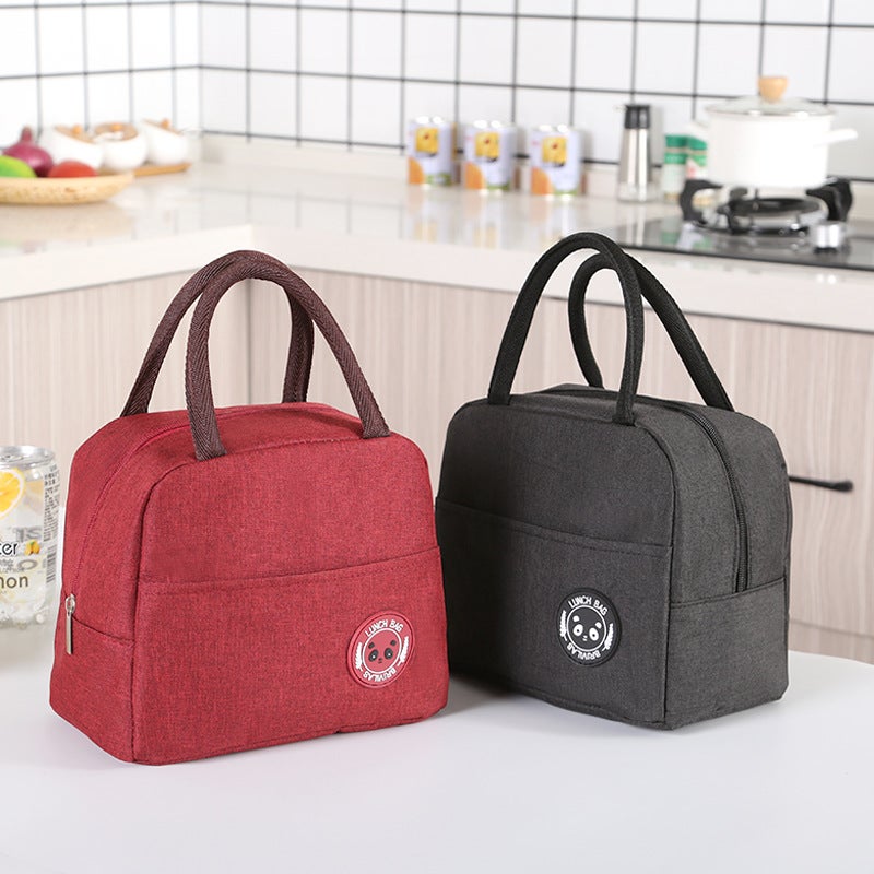 Insulated Lunch Bag Oxford Cloth Thermal Cooler Bag for Work - Image 1
