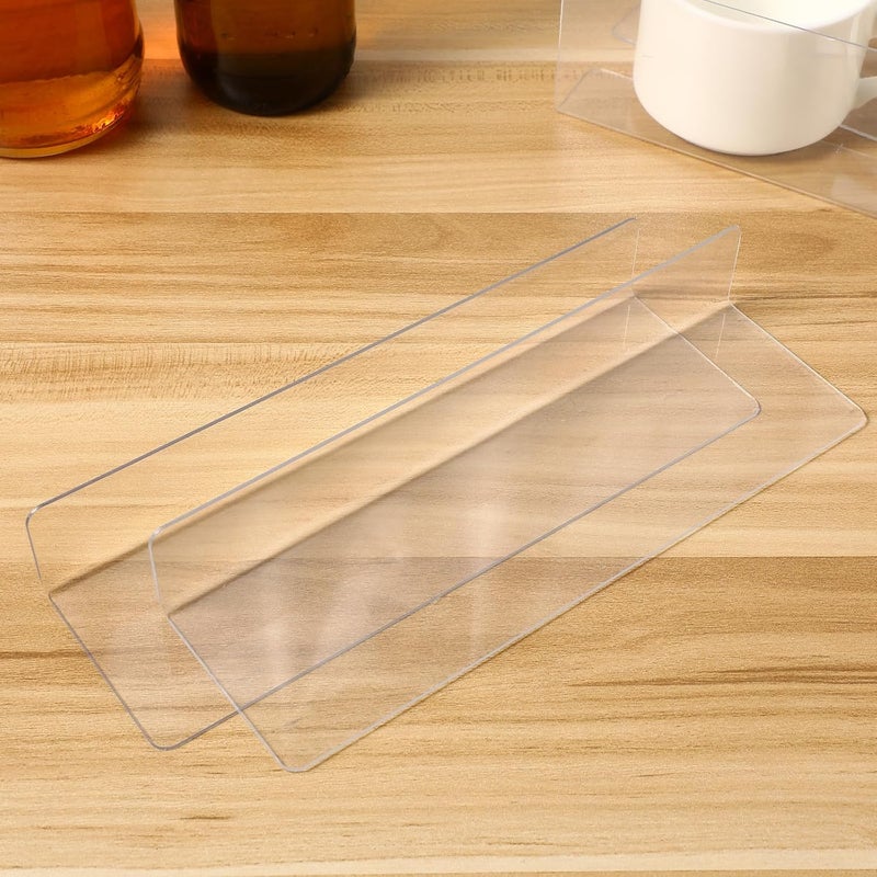 20pcs Clear Acrylic Shelf Dividers for Kitchen Cabinets - Image 5
