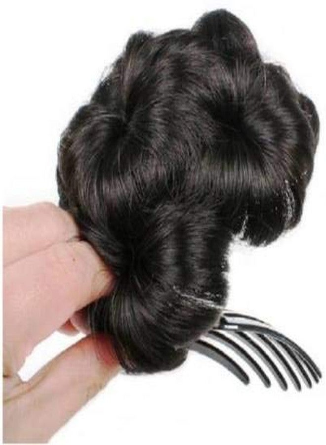 Pinaka (Set of 1) Women's Hair Juda Bun With Artificial Synthetic (Brown) - Image 5