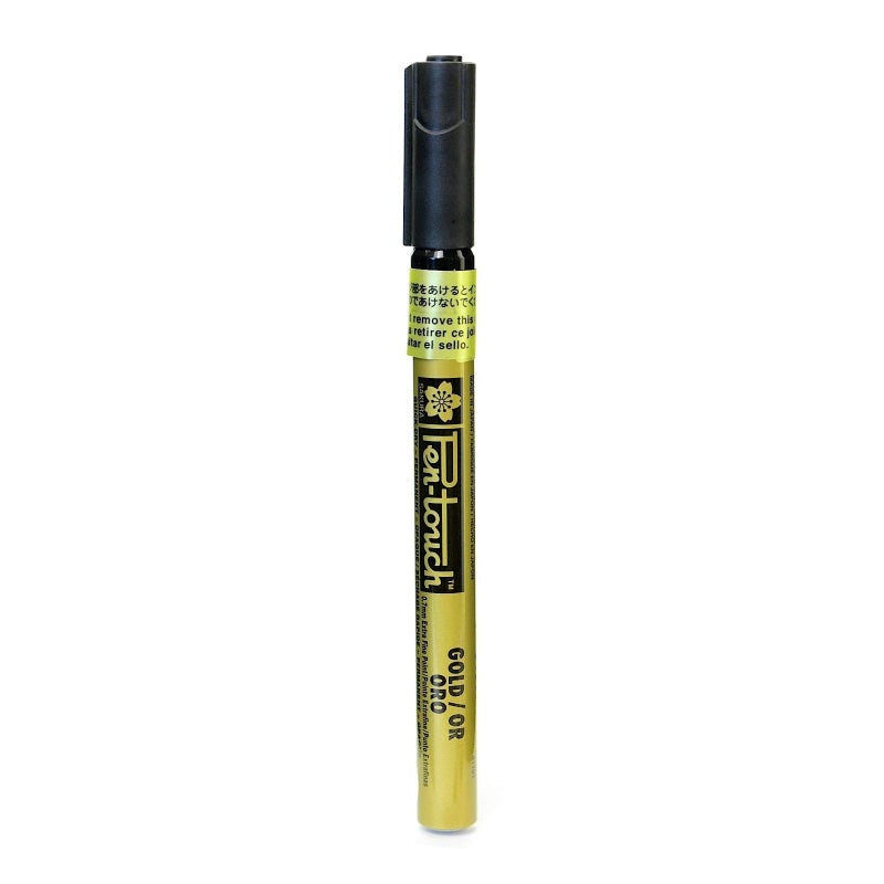 Sakura Pen-Touch Marker 0.7 mm Extra fine Gold [Pack of 4 ] - Image 3