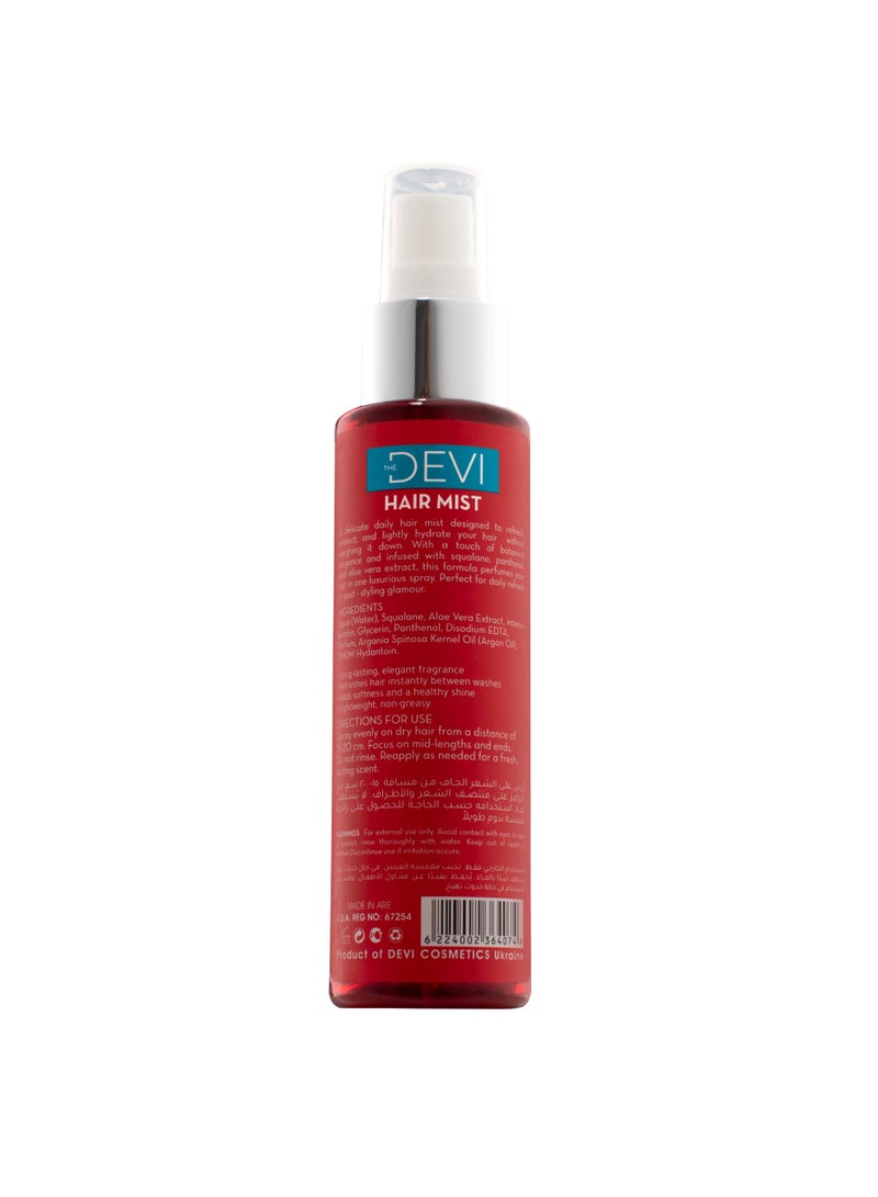 DEVI Hair Mist, Fragrance and Care Spray with Vitamin E, 100 ml - Image 2
