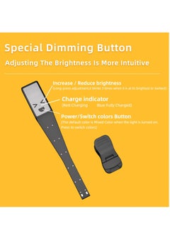 Excefore Lightweight Rechargeable 9 LED Amber Book Light, Portable Rechargeable Reading Lamp for Kindle, for Kindle, Travel,and Study,Bookmark Light with 3 Colors & Stepless Dimming  - Image 2