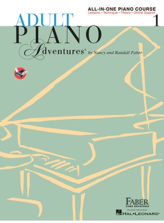 ADULT PIANO ADVENTURES ALL-IN-ONE LESSON BOOK 1 PIANO +ENREGISTREMENTS ONLINE