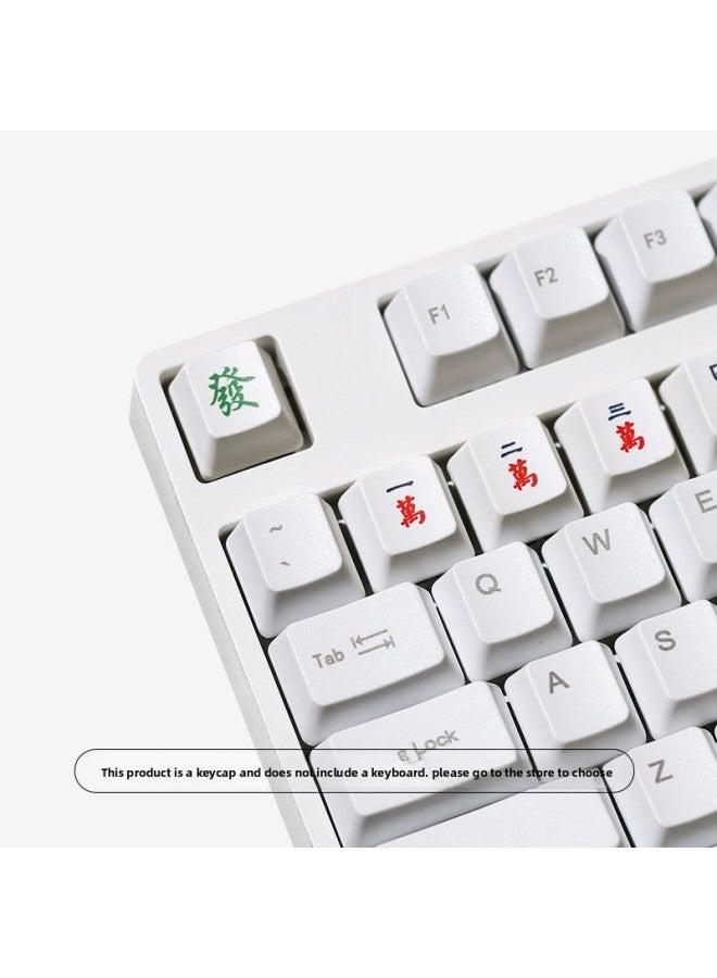Personalized Mechanical Keyboard Key Cap Personalized Transparent Red Black Transparent Key Cap Single Keyboard Key Diy Generation Hair 