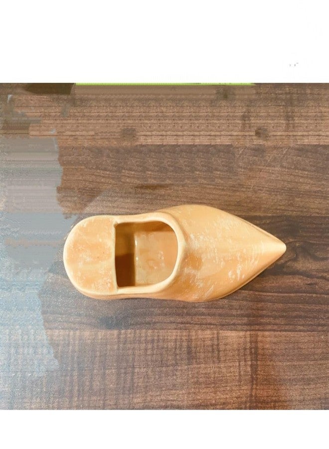 منفضة سجائر سيراميك من تصميم نيهيو على شكل حذاء تقليدي (جوتي) - قطعة ديكور منزلي - عبوة من قطعة واحدة - Image 4