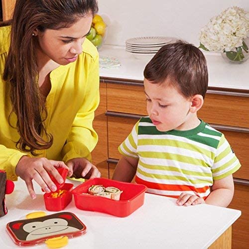 Skip Hop Zoo Lunch Kit Monkey (3 Years to 6 Years), Red, (SH9J648110) - Image 3