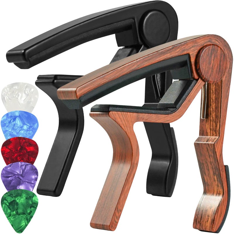 Tuzier Guitar Capo for Acoustic and Electric Guitar Accessories 2 pack - Image 1
