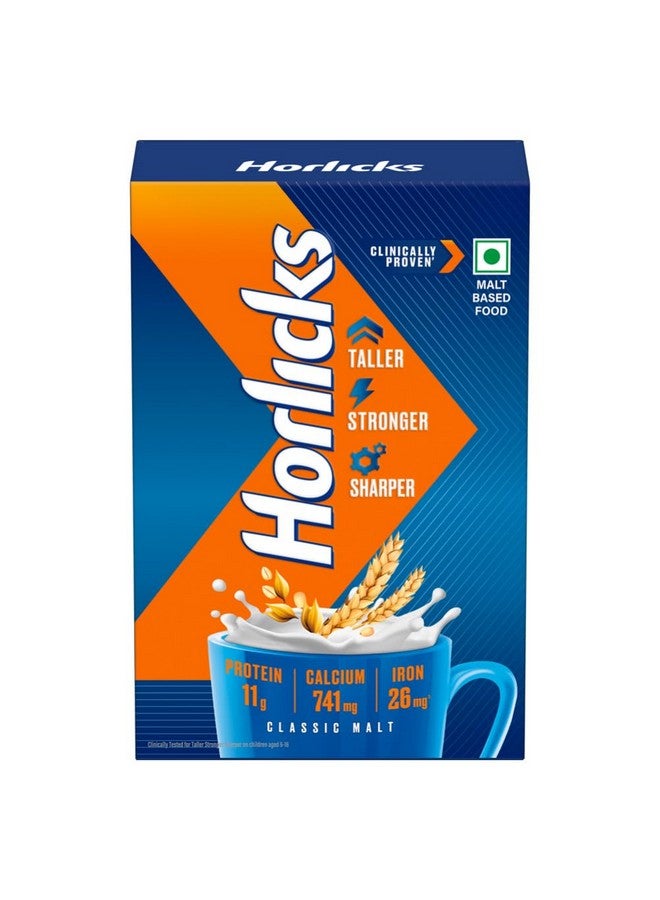 Horlicks Horlicks Health & Nutrition Drink 1 kg Refill Pack, For immunity and 5 signs of growth (Classic Malt)  - Image 1