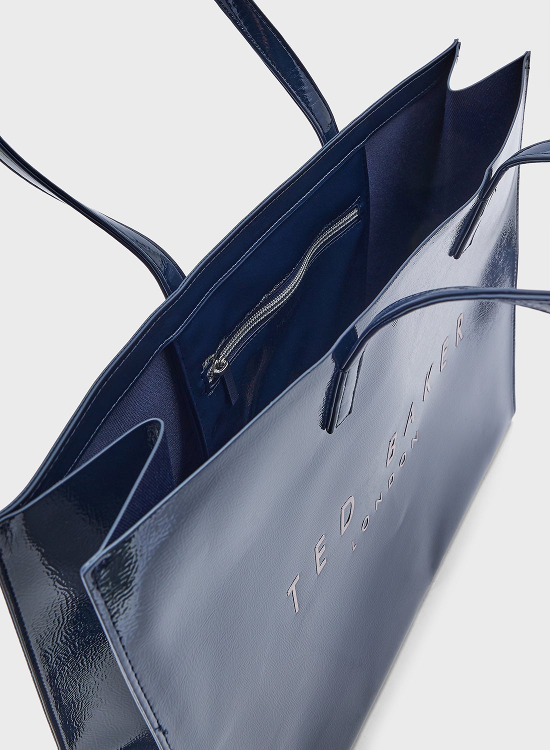 【TED BAKER】☆ クロッコン ラージトートバッグ☆ Next：日本 Ted Baker Croccon Croc Effect ラージアイコン