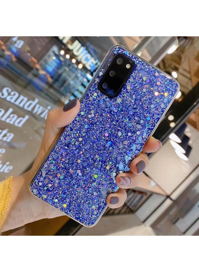 اس-توب جراب لهاتف Samsung Galaxy A10/ M10 مصنوع من مادة TPU الإيبوكسي اللامعة والترتر - Image 1