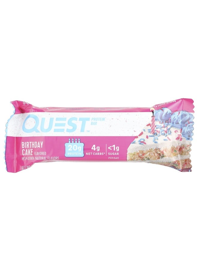 QUEST NUTRITION Quest Nutrition, Protein Bar, Birthday Cake, 12 Bars, 2.12 oz (60 g) Each  - Image 3