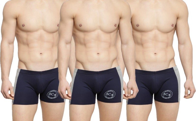 IC4 Store Men's Classic Trunk Combo Pack - Navy and Grey - Image 1
