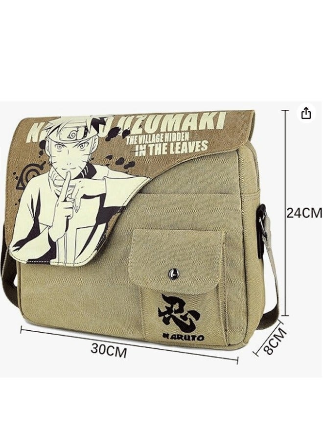 Anime Messenger Bag Small Crossbody Bag Canvas Shoulder Bag Satchel - Image 3