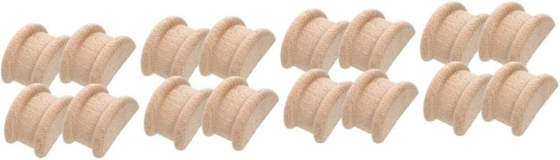 4 Pack Decorative Wooden Corbels Carved Applique Roman Pillar for Furniture Home Decor - Image 2