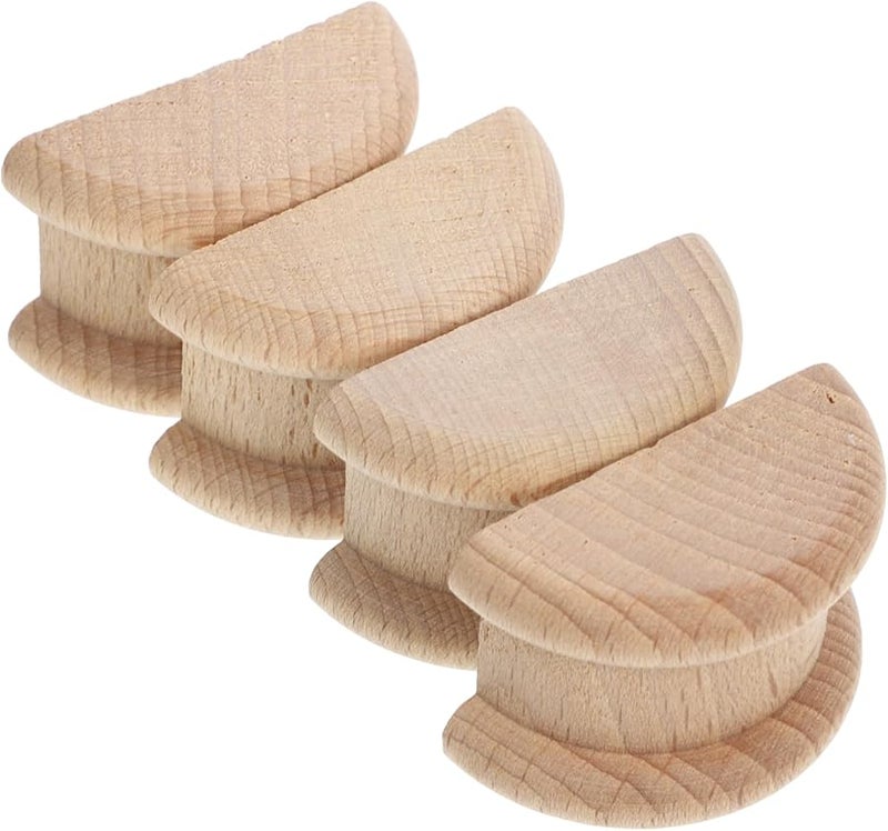 4 Pack Decorative Wooden Corbels Carved Applique Roman Pillar for Furniture Home Decor - Image 3