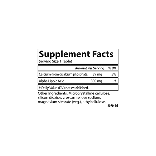 Carlson - Alpha Lipoic Acid, 300 mg, Energy Production, Universal Antioxidant, 30 Tablets - Image 4