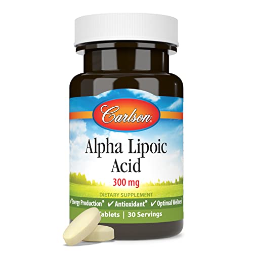 Carlson - Alpha Lipoic Acid, 300 mg, Energy Production, Universal Antioxidant, 30 Tablets - Image 5
