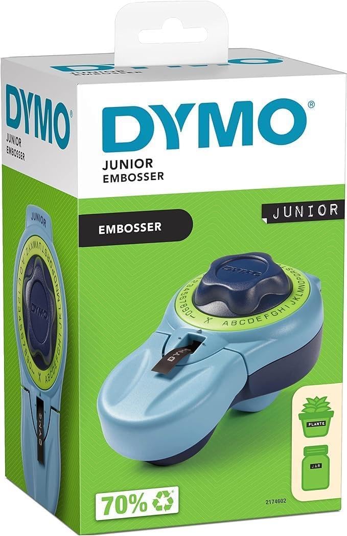 Dymo Junior Home Embossing Label Maker | 42 Character Wheel with Large Knob | No Batteries Required - Image 1