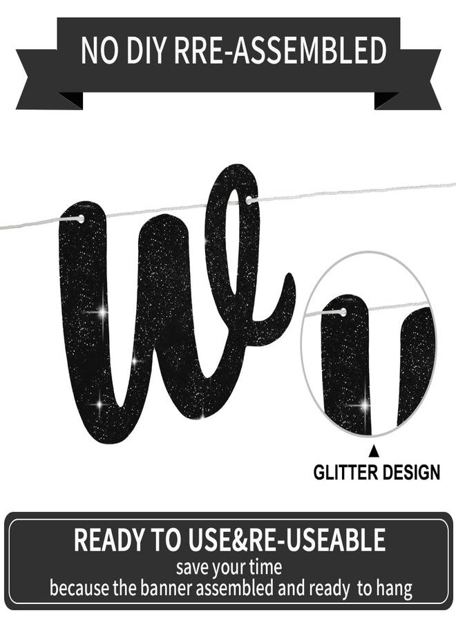 بيشيدا لافتة "بيشيدا" سوداء مكتوب عليها "نحن نقدرك"، جاهزة للتجميع، لتقدير الموظفين وتزيين حفلات المكتب، شكرًا للموظفين من المعلمين والأطباء والممرضين - Image 3