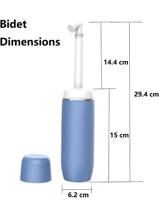 JUNARIS زجاجة bidet محمولة كبيرة بخاخ يدوي للسفر مرحاض شطاف مقعد مقاوم للتسرب، شطاف مناسب للسفر للاستخدام الصحي في الحمامات والمرحاض (وردي) - Image 5