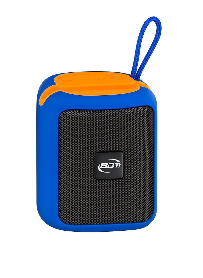 AN225 Portable Bluetooth Speaker with Powerful Sound, Memory Card Slot and Rechargeable Battery for All Smartphones