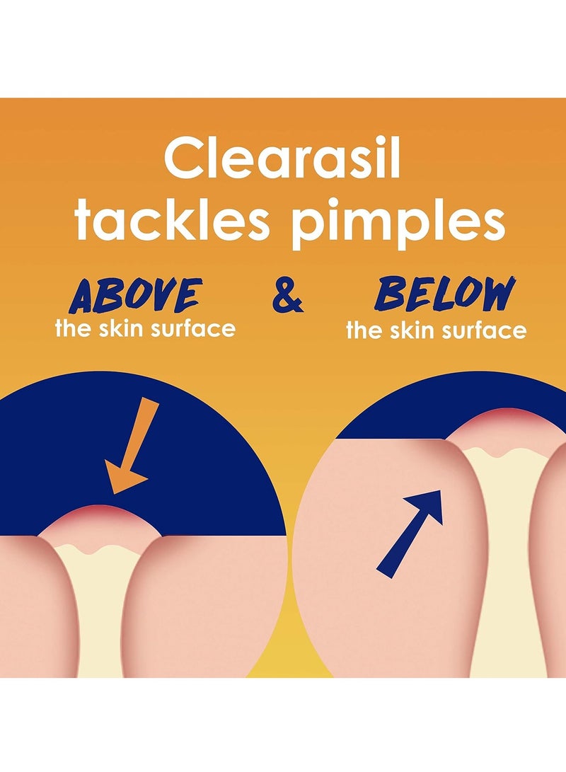Clearasil Clearasil Stubborn Acne Control 5in1 Exfoliating Wash, Maximum Strenght with 2% Salicylic Acid Acne Treatment Medicine, Daily Acne Facial Cleanser 6.78 fl oz - Image 2