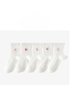 Women Absorb Sweat and Deodorize Socks 5 Pairs High Quality Socks One Size Fits All