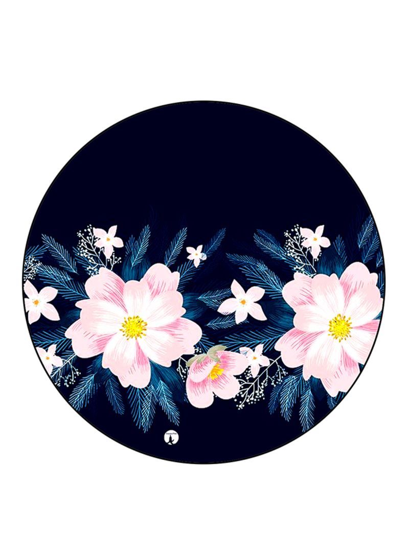 Flowers Printed Mouse Pad Multicolour