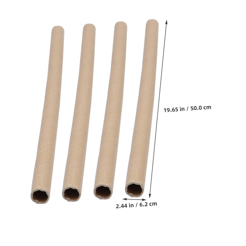 Sturdy Paper Tubes 4Pcs For DIY Art Projects Storage And Transportation - Image 3