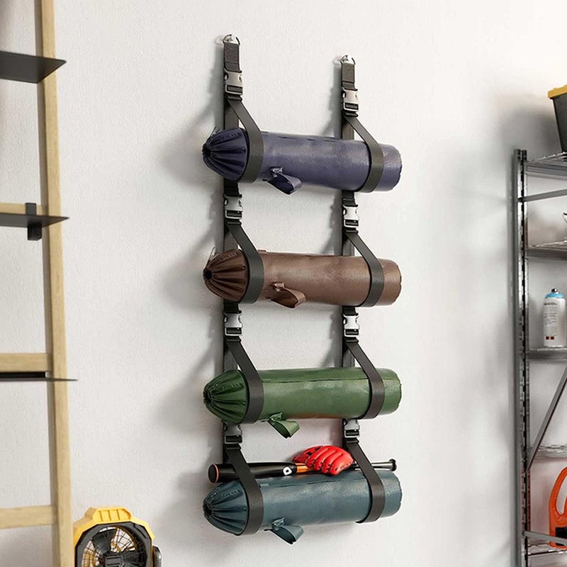 2Pcs Wall Storage for Garage Wall Storage Strap Adjustable Garage Wall Hanging Storage Strap - Image 5