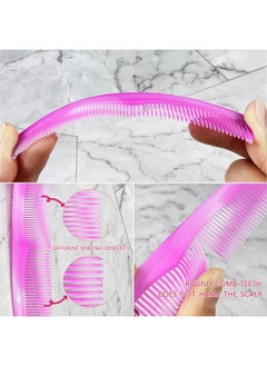 ZYOUNG 50 Pcs Hair Combs Set Pocket Fine Plastic Hair Combs For Women And Men Fine Dressing Comb  - Image 4