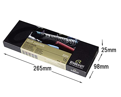 Rembrandt Soft Pastels Dark Colours Set - Image 3