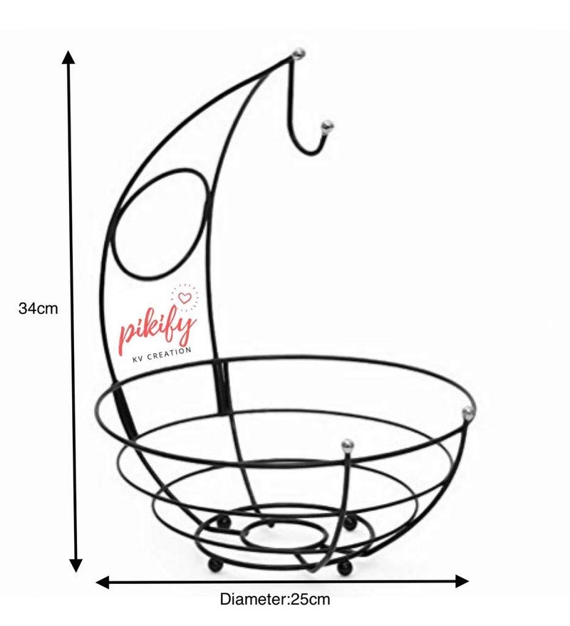 Pikify Multipurpose Stainless Steel Fruit And Vegetable Basket Standard Size For Kitchen/Dining Table/Home, 1.50 kilogram - Image 3