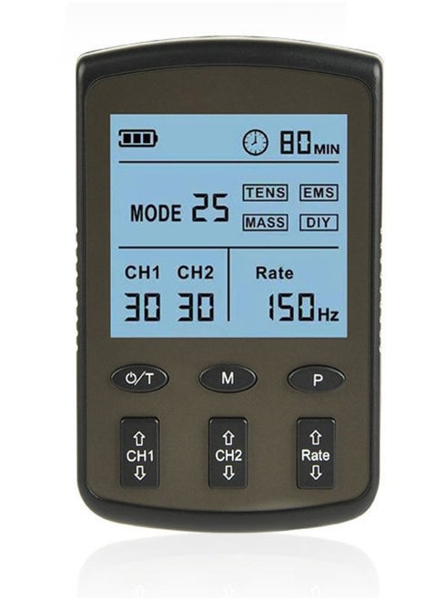 TENS Low-frequency Pulse Dual Channel EMS Meridian Therapy Device Shoulder and Cervical Spine Massager