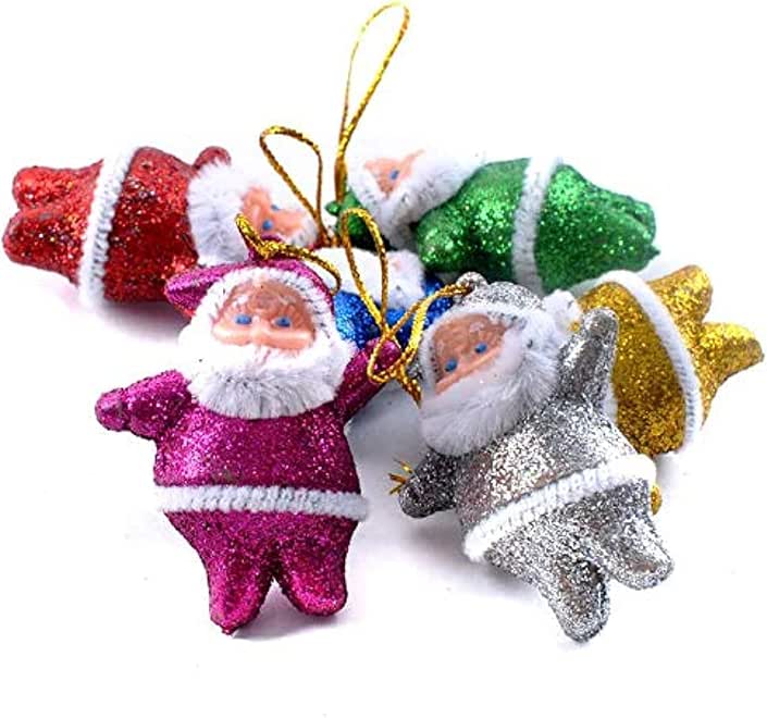 Generic Fashion Christmas Tree Decorations - Santa Claus -6 Pieces