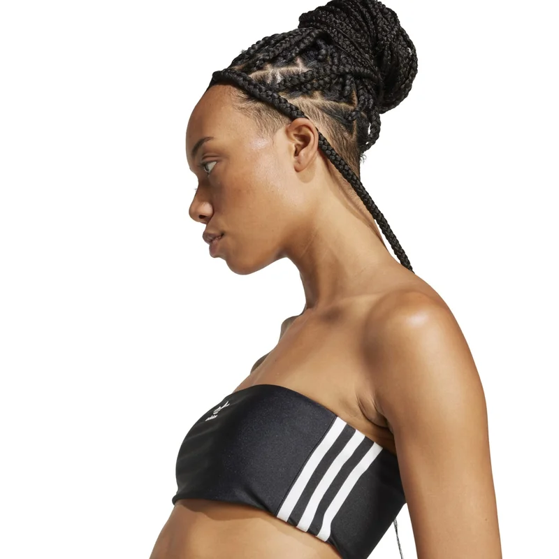 اديداس اوريجينالز adidas 3S TUBE TOP Black Originals Women TOPS