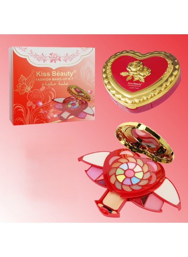 Kiss Beauty Fashion Make-Up Kit | Fresh & Flawless Look | Romantic Makeup Gift Set - Image 2